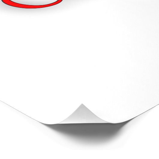 Kartenzeichen der China Fotodruck (Ecke)