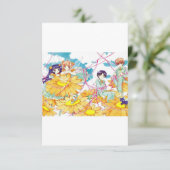 Kartenzieher Sakura Einladung (Stehend Vorderseite)