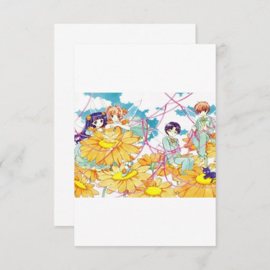 Kartenzieher Sakura Einladung (Vorne/Hinten)