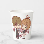 Kartenzieher Sakura Pappbecher (Vorderseite)