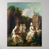 Karthusianische Mönche in Meditation Poster (Vorne)