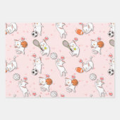 Kartierpapier für Katzen und mehr Katzen Geschenkpapier Set (Vorderseite 2)