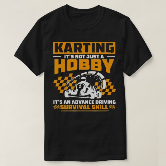 Karting Funny GoKart Racing Spaß für ein GoCart Au T-Shirt (Design vorne)