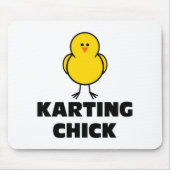 Karting Küken Mousepad (Vorne)