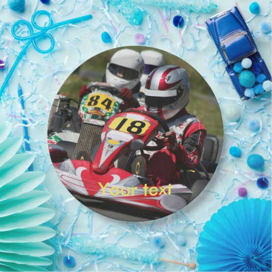 Karting Party-Papier-Teller geht Karts Pappteller (Party)