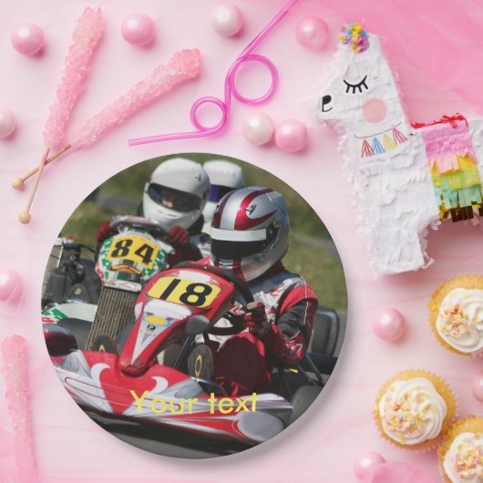 Karting Party-Papier-Teller geht Karts Pappteller (Party)