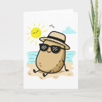 Kartoffel Am Strand Sommerstimmung
