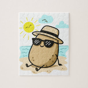 Kartoffel Am Strand Sommerstimmung Puzzle