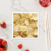 Kartoffel Chip Party Servietten Spaß Feinschmecker (Beispiel)