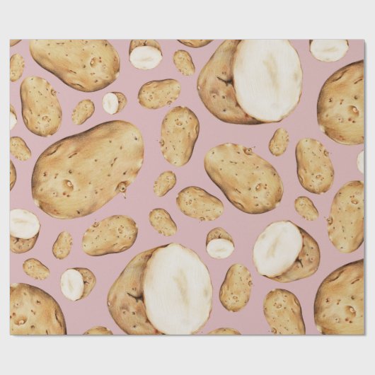 Kartoffel Geschenkpapier (Flach)