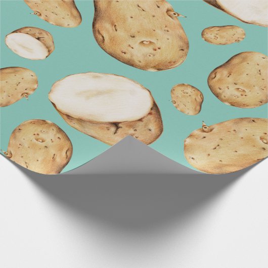 Kartoffel Geschenkpapier (Ecke)