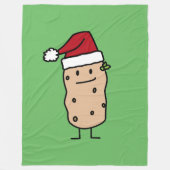 Kartoffel-Kartoffeln, welche die Fleecedecke (Vorderseite)