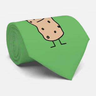 Kartoffel-Kartoffeln, welche die Krawatte