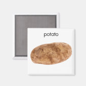 Kartoffel-Kühlschrank-Magnet Magnet (Vorderseite/Rückseite)