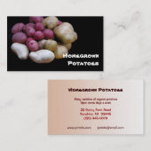 Kartoffel-Markt Visitenkarte (Vorne/Hinten)