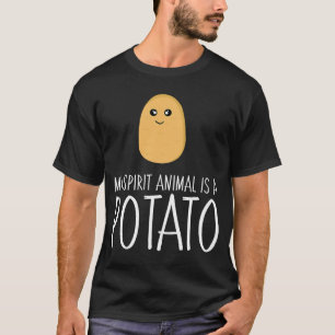 Kartoffel Mein Geiststier ist ein Kartoffelkostüm T-Shirt