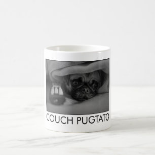 KARTOFFEL-MOPS-KAFFEE-TASSE DER COUCH-PUGTATO KAFFEETASSE
