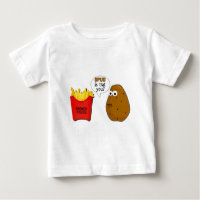 Kartoffel-Pommes-Frites sind dass Sie? lustig