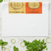 Kartoffel Spud Root Gemüsepflanze Veganer Lago Mag Geschirrtuch (Gefaltet)