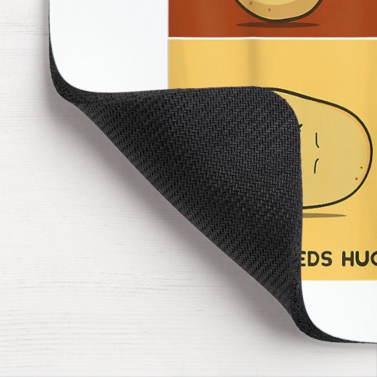 Kartoffel Spud Root Gemüsepflanze Veganer Lago Mag Mousepad (Ecke)