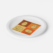 Kartoffel Spud Root Gemüsepflanze Veganer Lago Mag Pappteller (Schrägansicht)