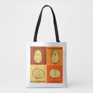 Kartoffel Spud Wurzelgemüse Tater Vegan Liebhaber Tasche