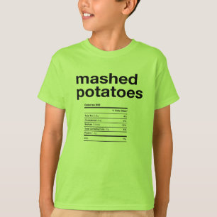 Kartoffelbrei Nährwertinformationen T-Shirt