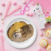 Kartoffelbrei Pappteller (Party)