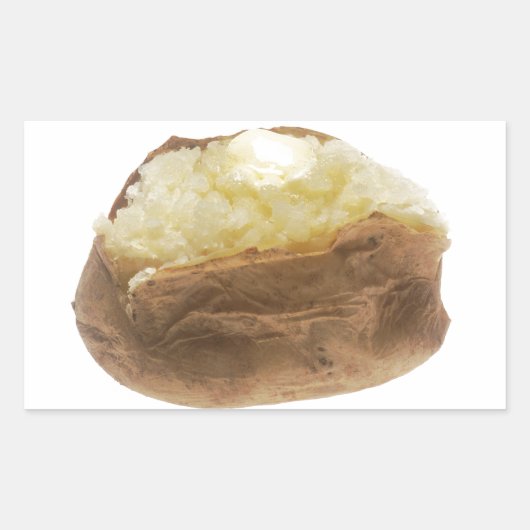 Kartoffelbrei Rechteckiger Aufkleber (Vorderseite)