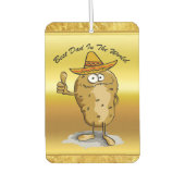 Kartoffelcharakter Autolufterfrischer (Vorderseite)