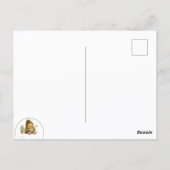Kartöffelchen im Wohnzimmer – Postkarte (Rückseite)