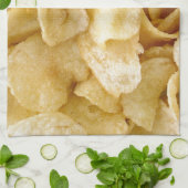 Kartoffelchip-Fertigkostgeschenke Geschirrtuch (Gefaltet)