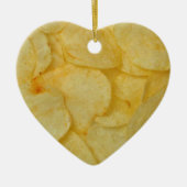 Kartoffelchip Keramik Ornament (Vorne)