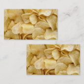 Kartoffelchip-Visitenkarte Visitenkarte (Vorne/Hinten)