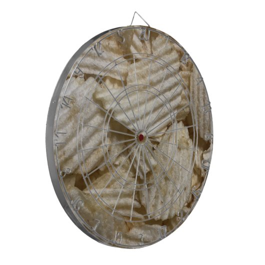 Kartoffelchips Dartscheibe (Vorderseite Links)