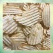 Kartoffelchips Fensteraufkleber (Blatt 3)