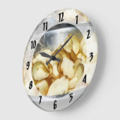 Kartoffelchips, frisch große wanduhr (Winkel)