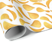 Kartoffelchips Geschenkpapier (Rolleneckpunkt)