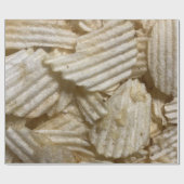 Kartoffelchips Geschenkpapier (Flach)