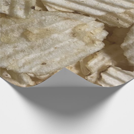 Kartoffelchips Geschenkpapier (Ecke)