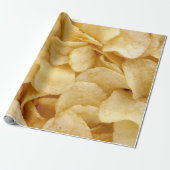 Kartoffelchips Geschenkpapier (Ungerollt)