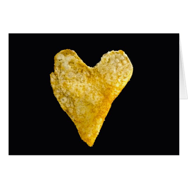 Kartoffelchips in Heart Shaped (Vorderseite (Horizontal))