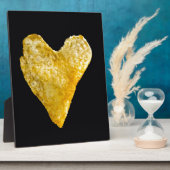 Kartoffelchips in Heart Shaped Fotoplatte (Seite)