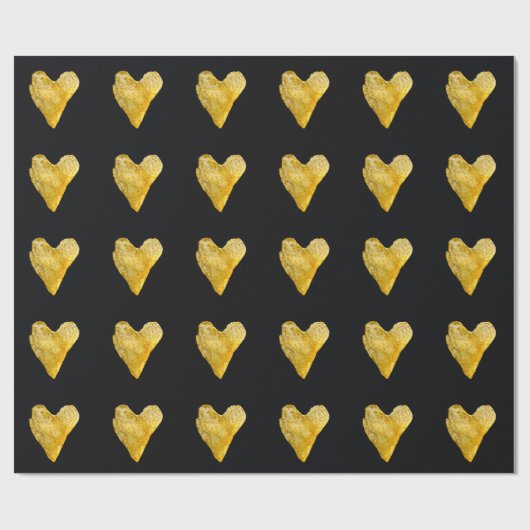 Kartoffelchips in Heart Shaped Geschenkpapier (Flach)