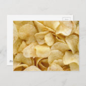 Kartoffelchips Junk Food-Geschenke Postkarte (Vorne/Hinten)