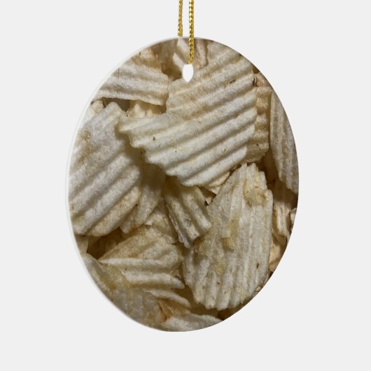 Kartoffelchips Keramik Ornament (Rechts)