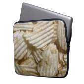 Kartoffelchips Laptopschutzhülle (Vorderseite Links)