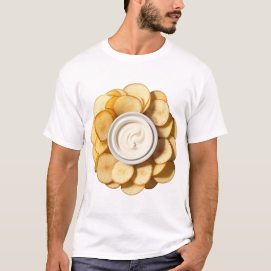 Kartoffelchips mit Mayonnaise Diät T-Shirt (Vorderseite)