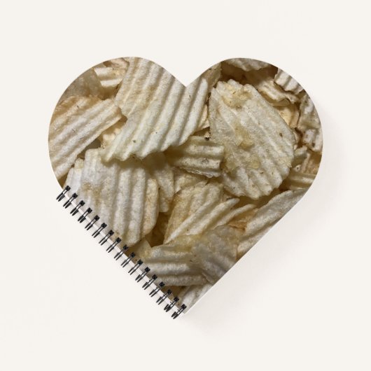 Kartoffelchips Notizblock (Vorderseite)