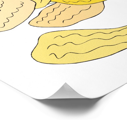 Kartoffelchips Poster (Ecke)